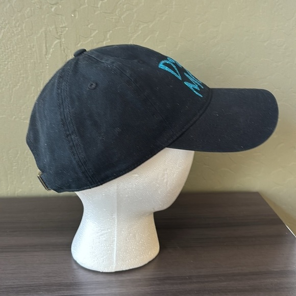 Dog Mom Black Blue Glitter‎ Canvas Baseball Hat OS - Picture 4 of 6